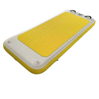 Planche de yoga aquatique gonflable, tapis de fitness flottant pour exercices aquatiques, tapis de yoga flottant pour piscine