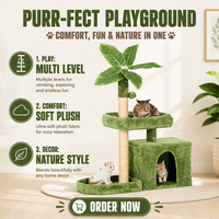 Rak Panjat Kucing Ramah Lingkungan dari Sisal, Model Terbaru 2023, Tiang Garuk Vertikal, Mainan Kucing, Pohon Kucing