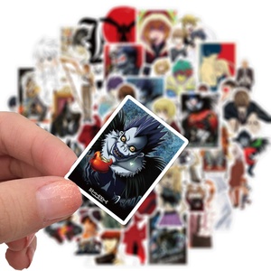 50 pezzi appone <span class=keywords><strong>Anime</strong></span> <span class=keywords><strong>Note</strong></span> di morte adesivo etichetta per regalo giocattolo bottiglie da tavolo bagaglio per Laptop in vinile adesivi cartoni animati - Product Image 2