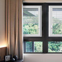 Pare-soleil intelligent de chine, volet aveugle isolé, persienne de fenêtre, portes en verre, mur de rideau