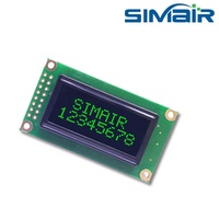 Layar Panel LCM OLED Asli 5V 3V WS0010 Paralel SPI Serial 0802 802 8X2 Modul LCD Karakter