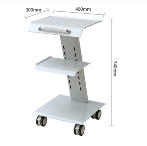 Vendita calda moderna attrezzatura clinica medica regolabile Mobile Workstation portatile carrelli in metallo alto ospedale Trolley per ospedale - Product Image 2