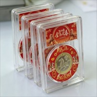 Boîtes de rangement rotatives pour pièces de monnaie en acrylique transparent de haute qualité à prix compétitif