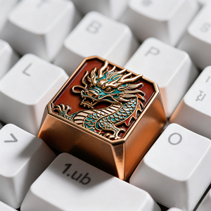 Zinc合金3D塗装アンチ指紋表面カスタムロゴメカニカルキーボードキーゲーマー用 - Product Image 1