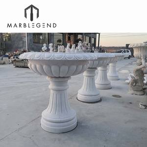 <span class=keywords><strong>Maceta</strong></span> de piedra tallada a mano para decoración de jardín externa - Product Image 1