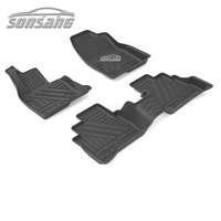 SONSANG invierno impermeable 3D TPE alfombrillas de coche respetuosas con el medio ambiente nuevo estilo coche 5D alfombra de coche para Mazda alfombrillas de