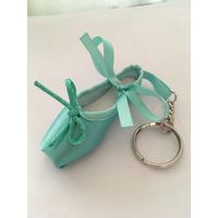 Gantungan kunci sepatu Mini Pointe untuk balerina perlengkapan pesta balet tas hadiah Aksesori liontin bandul gantungan kunci sepatu balet buatan tangan