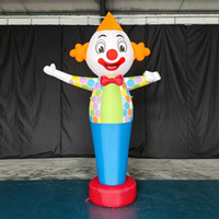 Mascotte publicitaire gonflable en tissu Oxford, personnage de dessin animé agitant les bras, avec ventilateur intégré, étanche, pour événements commerciaux et fêtes