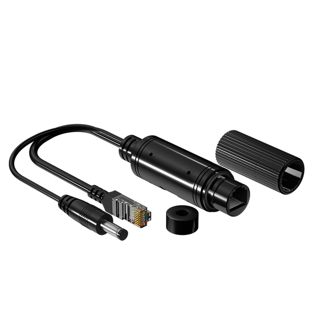 Outdoor Waterproof 48V To12V POE Cable Power Supply Module Mini Waterproof Poe Splitter 1000Mbps