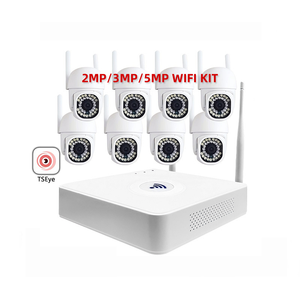 ระบบกล้องวงจรปิด TSEye 8CH 5MP กันน้ำ รองรับเสียงสองทาง ภาพสีกลางคืนคมชัด กล้อง PTZ Dome ชุด NVR พร้อมกล้องวงจรปิดแบบเน็ตเวิร์ค Wifi - Product Image 1