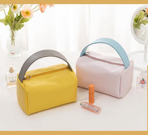 Neceser de Maquillaje Portátil para Mujer, Bolsa de Cosméticos de Cuero PU, Estuche de Maquillaje - Product Image 2