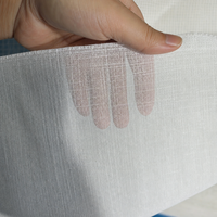 Filet de sécurité blanc 180 GSM en PEHD stabilisé aux UV, sur mesure, 2 x 15 m, tricoté, pour protection antichute sur chantier de construction