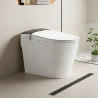 WC intelligent de haute qualité à prix abordable pour hôtel et maison, avec capteur de chasse automatique, ensemble de salle de bain monobloc, cuvette de toilette intelligente