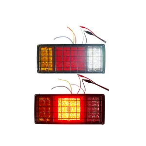 Good quality waterproof anti smash safety best 15 led truck tail lights for my truck