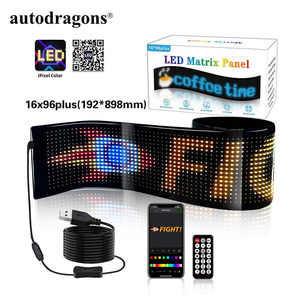 Panneau LED matriciel programmable RGB pour voiture Autodragons 898 x 192 mm, avec animation LED, pour camion - Product Image 2