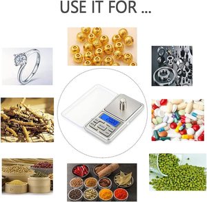 ميزان جيب رقمي لمجوهرات صغيرة وزنها بدقة عالية OEM مع شاشة <span class=keywords><strong>LCD</strong></span> ووظيفة الوبر - Product Image 6
