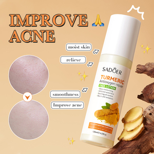 Set di Prodotti per la Cura della Pelle SADOER a Marchio Privato, Sapone <span class=keywords><strong>Scrub</strong></span> Naturale alla Curcuma con Lozione Sbiancante per il <span class=keywords><strong>Corpo</strong></span> - Product Image 3