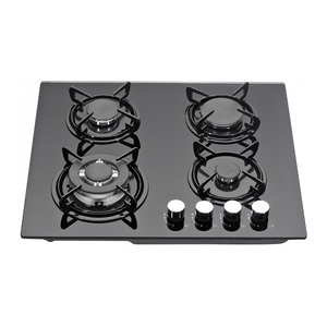 Appareils modernes de conception originale Table de cuisson à gaz à 4 brûleurs Prix Meilleur accueil Mode Cuisinière à gaz à quatre brûleurs Plaque de cuisson à gaz intégrée - Product Image 2