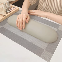 Coussin de manucure professionnel double face en plastique rigide style russe pour salon de manucure, repose-bras