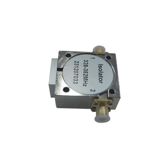 High Isolation 100W 328-352MHz UHF Coaxial Isolator with SMA-Female Connector for Telecommunications