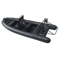 Bateaux familiaux gonflables en aluminium Hypalon/PVC de haute qualité Ocean 18ft RIB560