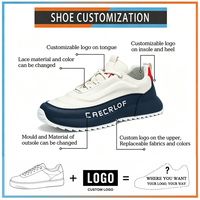 Greatshoes, baskets décontractées personnalisées avec logo, respirantes, tendance mode, lacets, chaussures de sport pour hommes