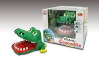 Set de farces pour enfants, jouet de décompression, bouche Crocodile, idéal pour faire des morsures en famille, 10 pièces
