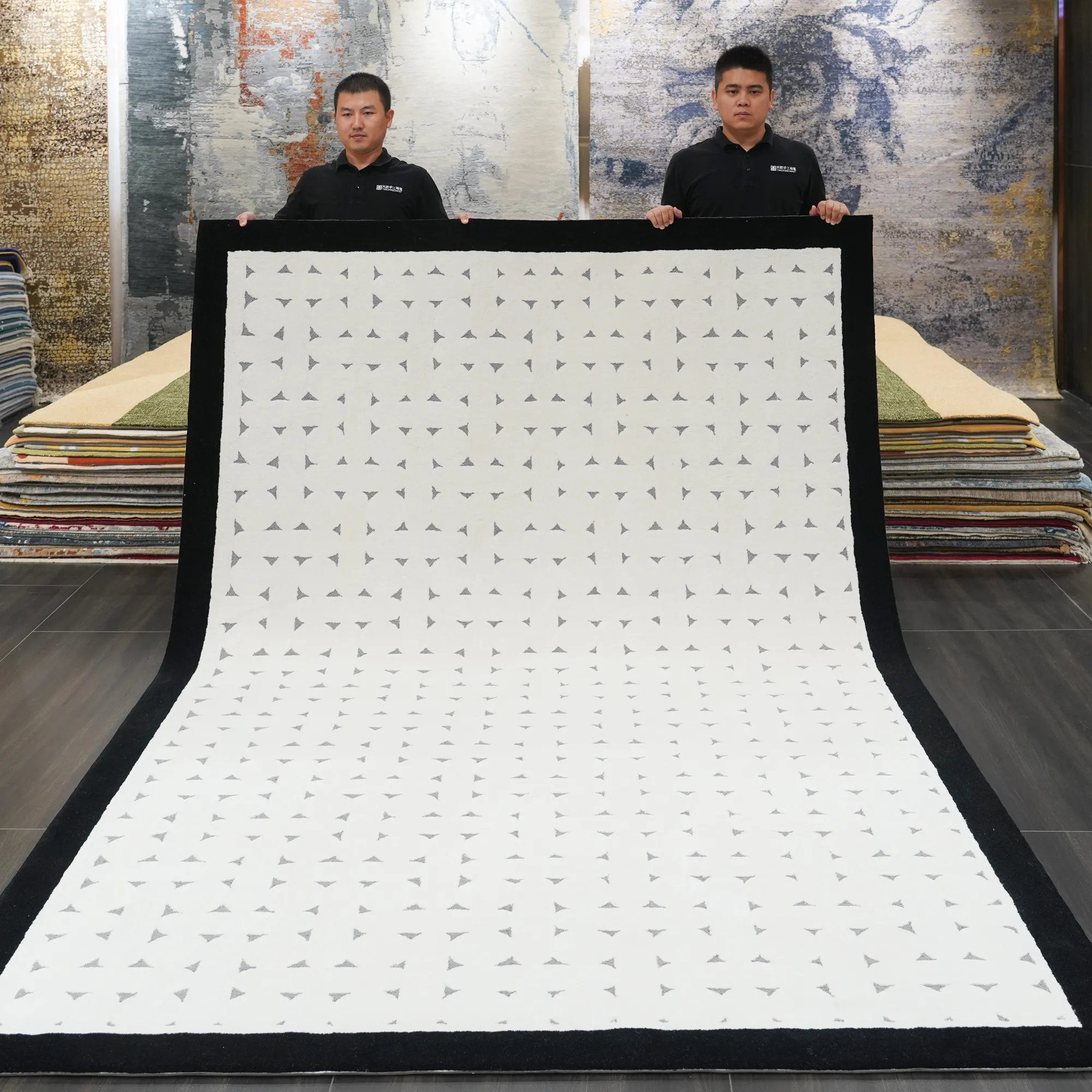 Alfombra de lana con diseño de alfombra para exteriores de piso de casa de alta calidad