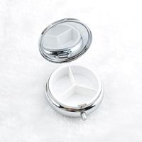 Vente directe usine : Boîte de rangement créative et portable, au design simple et raffiné, pour médicaments et bijoux, avec fond vierge pour motifs, vente en gros