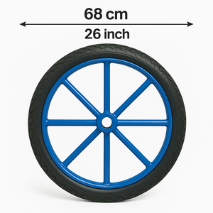 Offre Spéciale 26 pouces roue solide anti-crevaison roue de pneu plat roue de chariot robuste pour la vente en gros - Product Image 3