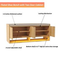Meuble de rangement pliable pour chaussures, avec porte latérale, stable, empilable, moderne, simple à assembler, personnalisable, durable, pour salon et salle de sport