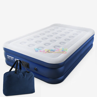 Matelas Gonflable Imperméable Pliable pour Camping Extérieur avec Gonflage Automatique