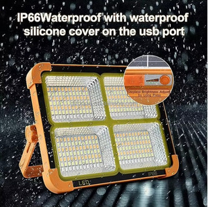Đèn pha di động sạc lại được, đèn <span class=keywords><strong>LED</strong></span> siêu sáng, đèn lều cắm trại, chống nước IP66, 100W 200W 1000W, đèn pha năng lượng mặt trời ngoài trời - Product Image 4