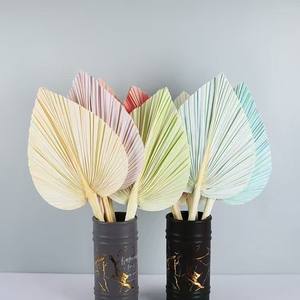 Éventail en feuilles de palmier séchées multicolores, décoration florale originale pour mariage et beauté - Product Image 5