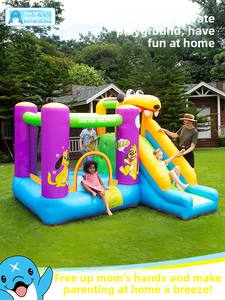 Castillo Inflable Doctor Dolphin para Niños, Casa de Juegos Interior Pequeña para Jardín de Infancia, Tobogán, Cama Elástica, Red de Seguridad, Capacidad de 150 kg - Product Image 2