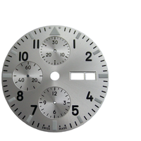 Esfera de reloj de acero inoxidable Vintage de 28,5mm, caras luminosas verdes con piezas de accesorios de repuesto NH35/NH36