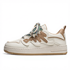 Produttori di Scarpe Personalizzate con il Mio Logo OEM, Scarpe da Skateboard Retrò Trendy da Uomo, Vendita all'Ingrosso di Scarpe Basse Colorate - Product Image 1