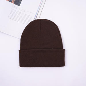 Bonnet noir chaud tricoté thermique Gorras Casquettes hommes femmes Chasse Logo animal personnalisé Chapeaux d'hiver en acrylique Bonnet plus long - Product Image 5