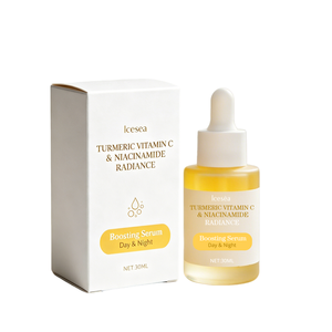 Suero Iluminador de Cúrcuma, Vitamina C y Niacinamida de Marca Privada, Reduce Manchas Oscuras, Tono Desigual, Cuidado Facial OEM - Product Image 1