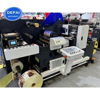 Machine de découpe rotative intermittente avec impression pour autocollants en papier, machine à étiquettes automatique haute vitesse