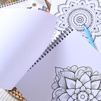 Cahiers de coloriage professionnels de haute qualité pour adultes, pour dessin au crayon et peinture, destinés aux étudiants