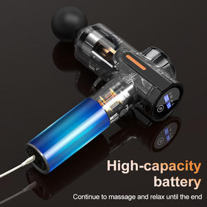 Pistola de Masaje Muscular Portátil Silenciosa con Pantalla Táctil, Motor sin Escobillas de Flujo de Carbono, para Masajes Corporales y de Cabeza - Product Image 4