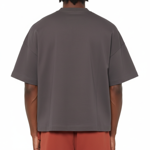 Camiseta de Lujo Gruesa y Pesada 100% Algodón, Camiseta Extra Grande de Alta Calidad con Hombros Caídos para Hombre - Product Image 1