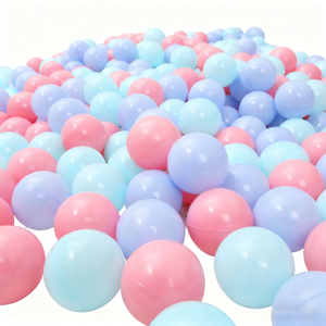 Balles de piscine à balles en plastique de 8 cm pour enfants, non toxiques, résistantes à l'écrasement, pour parc de jeux, tente, décoration de fête - Product Image 6