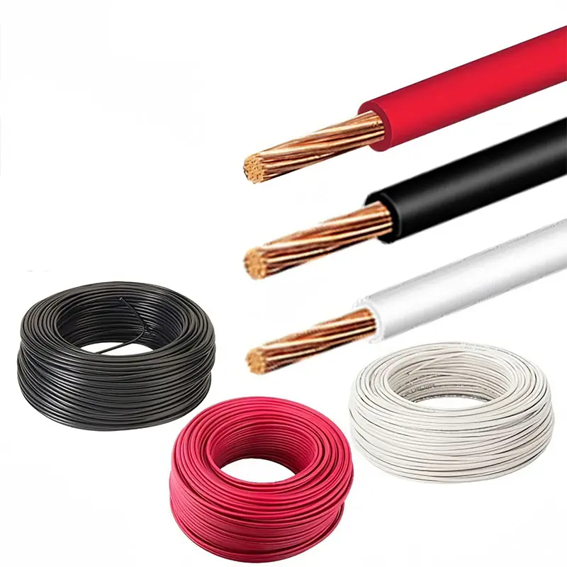 Factory 2.5mm Thhn Wire and Cable 250MCM 350MCM THW/THWN Electrical Wire 500 ft. 12 Gauge Red Stranded Copper Thhn Wire