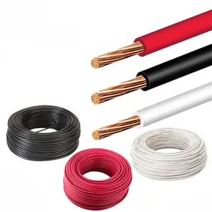Factory 2.5mm Thhn Wire And Cable 250MCM 350MCM THW/THWN Electrical Wire 500 Ft. 12 Gauge Red Stranded Copper Thhn Wire