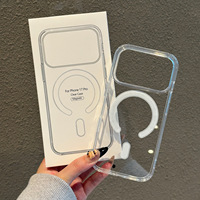 Coque Magnétique Classique Simple Anti-jaunissement Antichoc de Haute Qualité Personnalisée Transparente pour iPhone 17 Pro Max Air