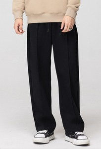 PASUXI mode personnalisée <span class=keywords><strong>pantalon</strong></span> ample droit <span class=keywords><strong>2023</strong></span> printemps hommes européens et américains paresseux pantalons de sport à la mode - Product Image 3