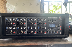 Consola de placa de sonido mezcladora de audio profesional-Interfaz de sistema de escritorio 4, 6, 8 canales con USB con negro - Product Image 4