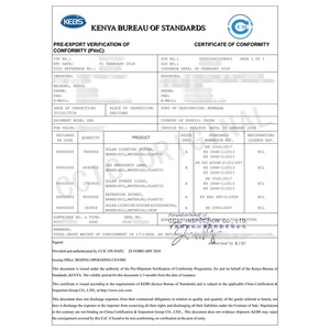 Certificato CBCA dello Zimbabwe, Rapporto di Conformità Cinese - Product Image 6